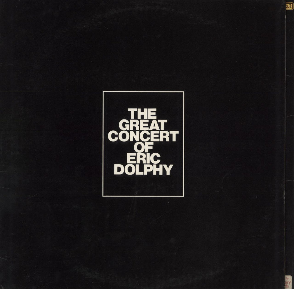 Eric Dolphy The Great Concert Of Eric Dolphy French Vinyl Box Set P-34002