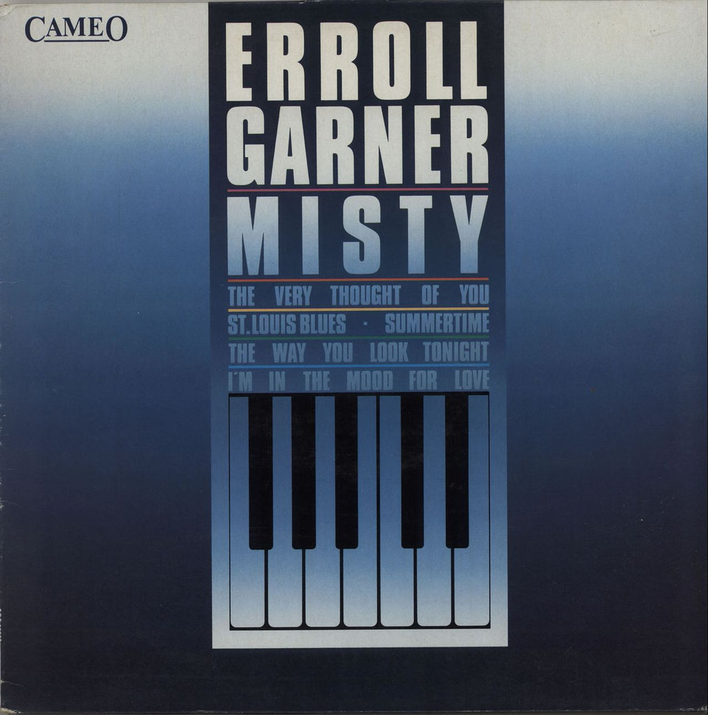 Erroll Garner Misty UK vinyl LP album (LP record) CBS32260