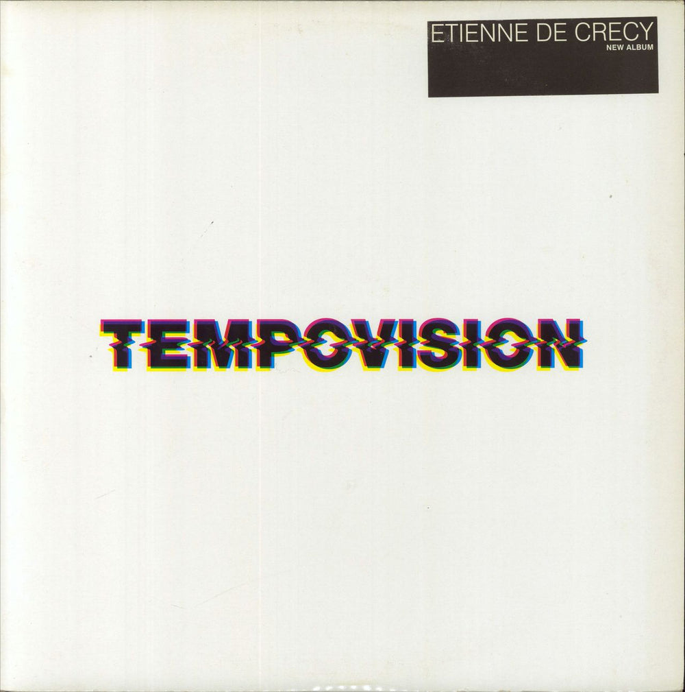 Etienne De Crecy Tempovision UK 2-LP vinyl record set (Double LP Album) XLLP141