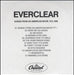 Everclear Songs From An American Movie Vol One UK Promo CD-R acetate CD ACETATE