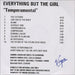 Everything But The Girl Temperamental UK Promo CD-R acetate CD ACETATE
