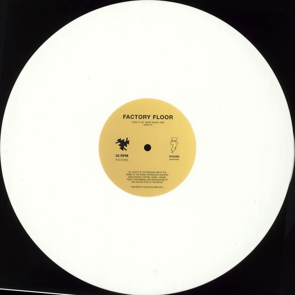 Factory Floor Factory Floor - White Vinyl + CD UK 2-LP vinyl record set (Double LP Album) H562LFA709002
