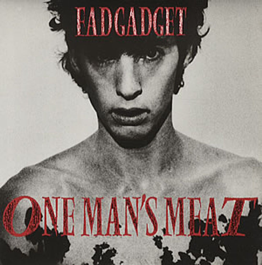 Fad Gadget One Man's Meat UK 7" vinyl single (7 inch record / 45) 7MUTE033