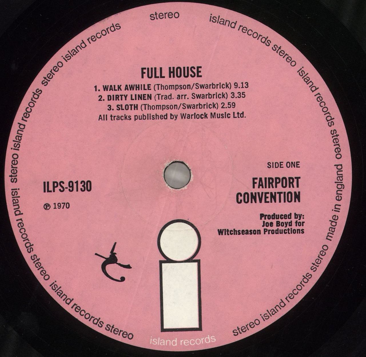 FAIRPORT CONVENTION☆Full House UK Pink I - 洋楽