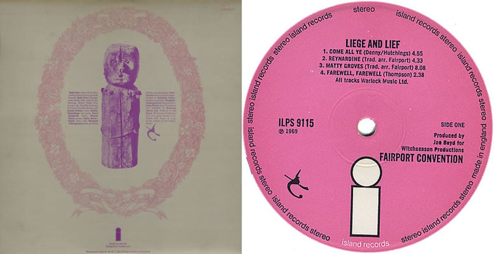 Fairport Convention Liege & Lief - 1st UK vinyl LP album (LP record) F-CLPLI377342