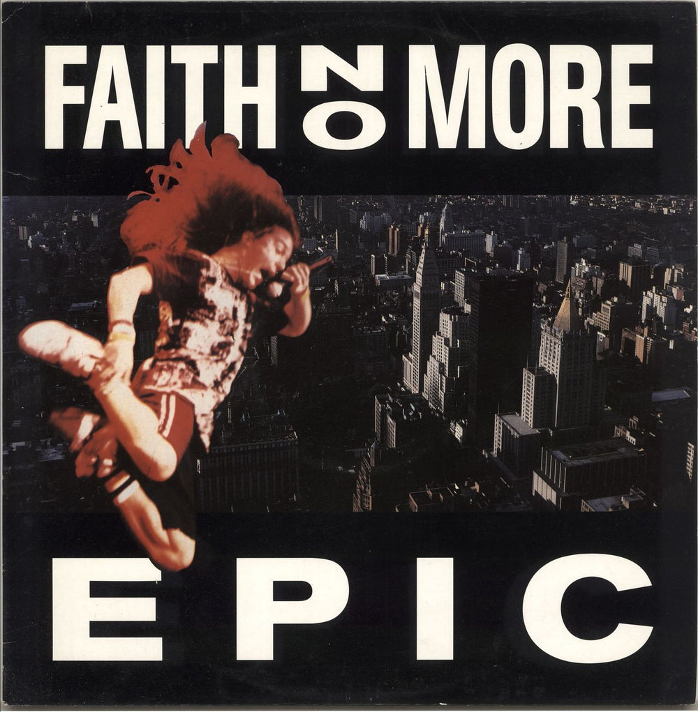 Faith No More Epic UK 12" vinyl single (12 inch record / Maxi-single) LASHX26