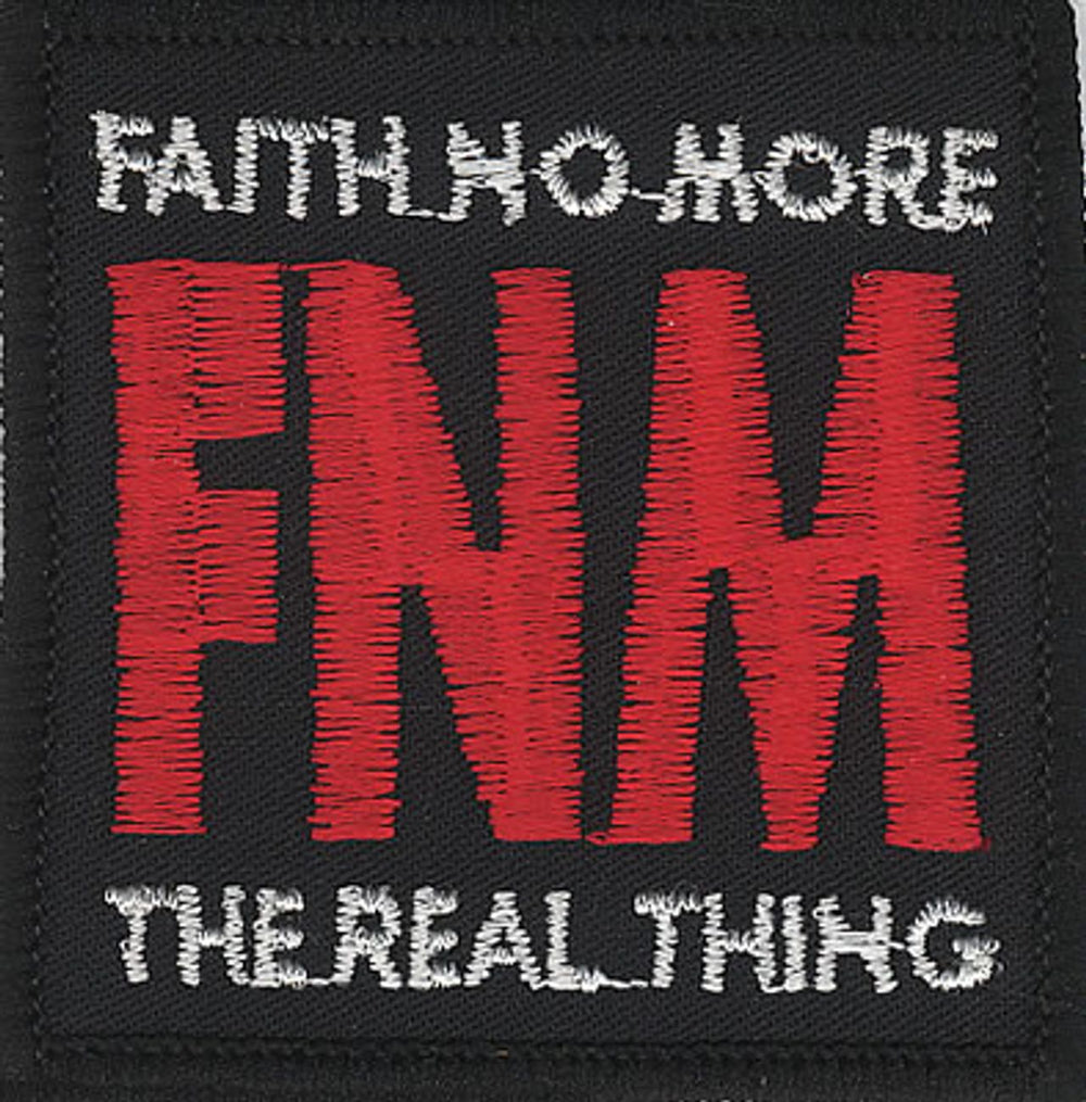 Faith No More Falling To Pieces 7" + Patch UK 7" vinyl single (7 inch record / 45) FNM07FA374835