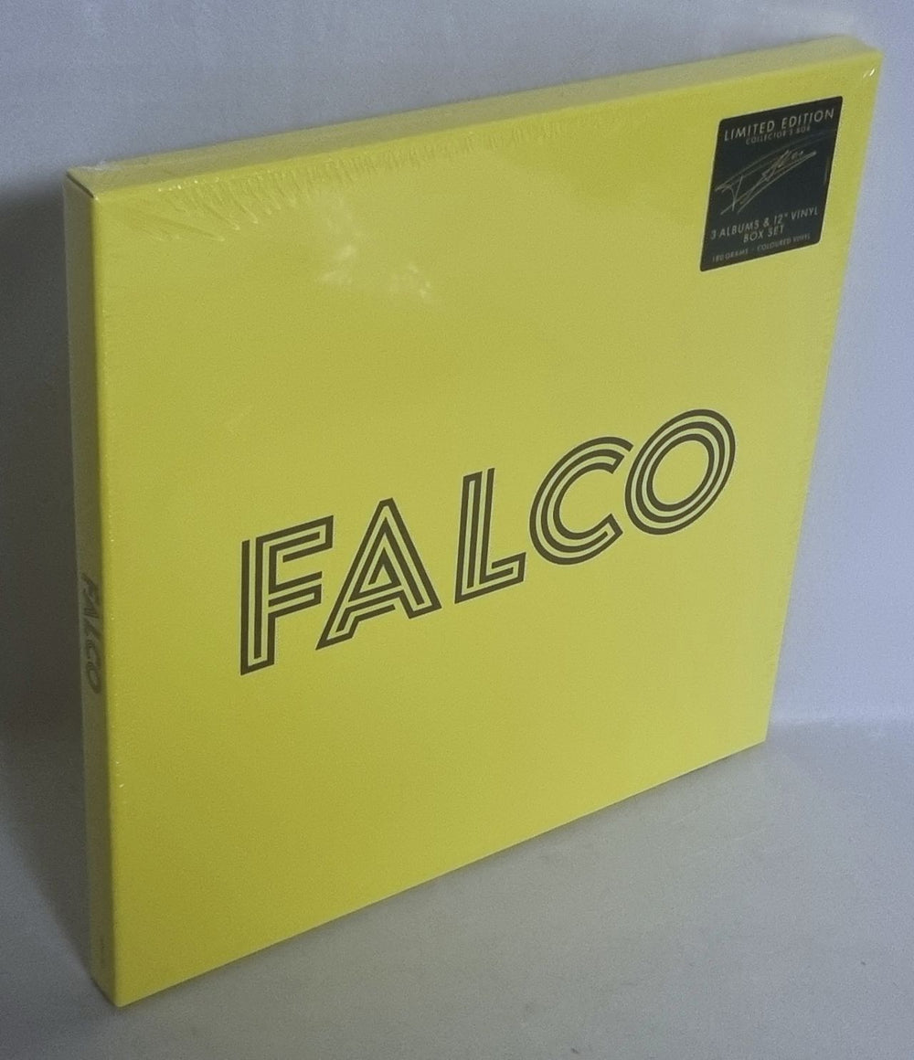 Falco Falco - The Box - 180gm Blue/Gold/Red/White Vinyl - Sealed UK Vinyl Box Set 19439977371