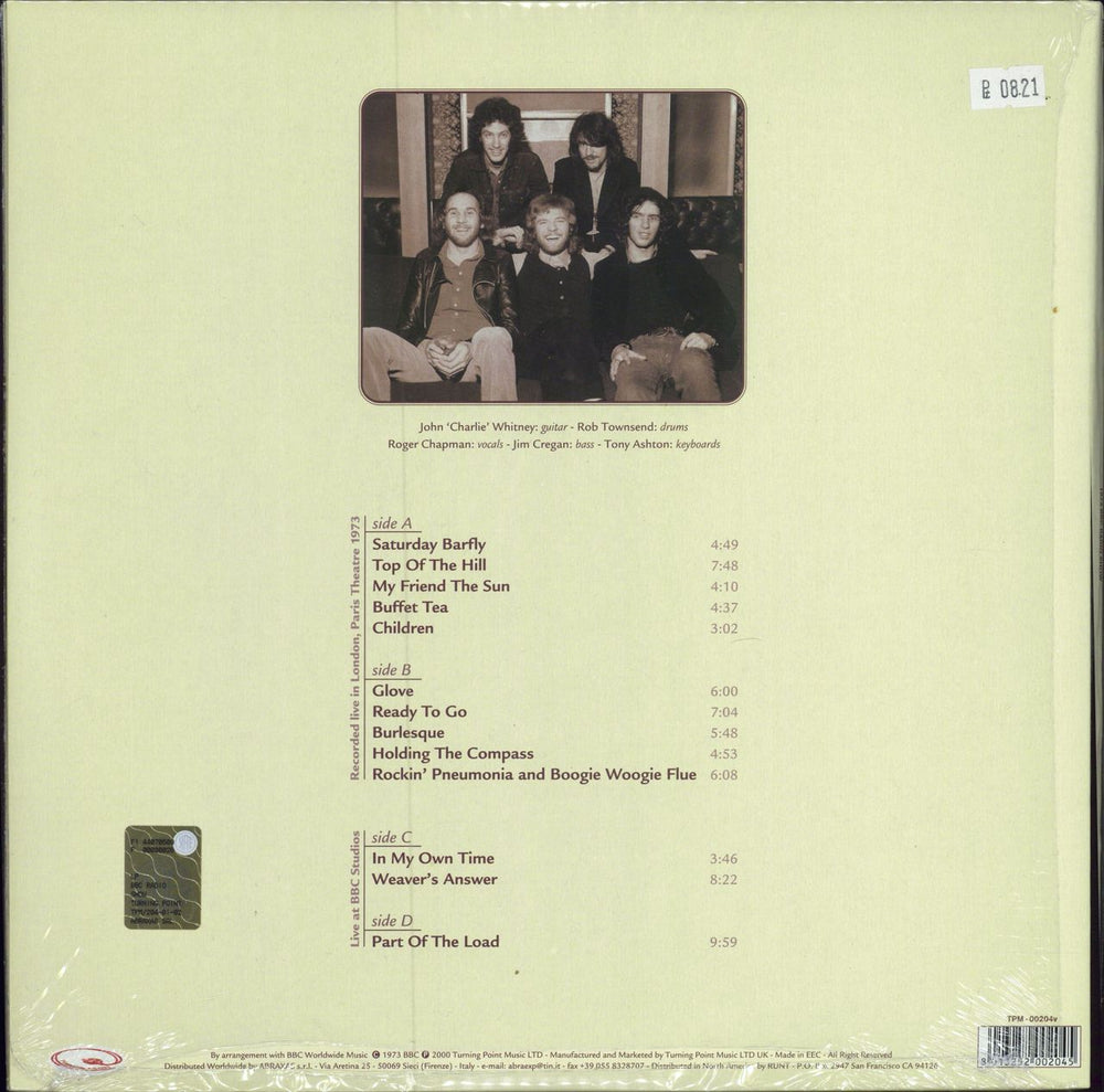 Family 1973 BBC Radio Show - Sealed UK 2-LP vinyl record set (Double LP Album) 8013252002045