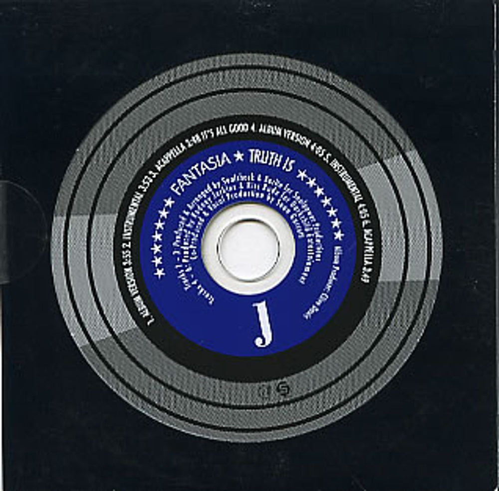 Fantasia Truth Is US Promo CD single (CD5 / 5") J12-66978-2