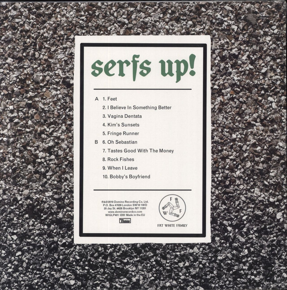 Fat White Family Serfs Up! - Gold UK vinyl LP album (LP record) 887828040131