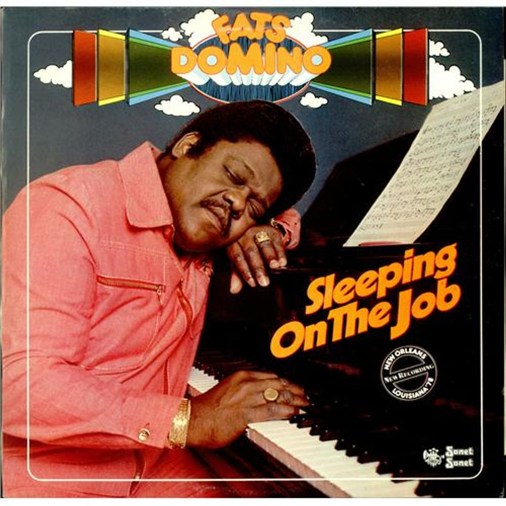 Fats Domino Sleeping On The Job UK vinyl LP album (LP record) SNTF793