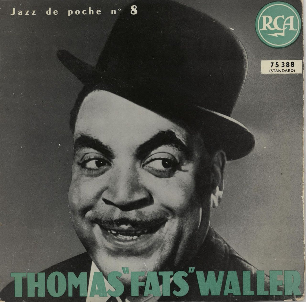 Fats Waller Jazz De Poche No. 8 EP French 7" vinyl single (7 inch record / 45) 75.388