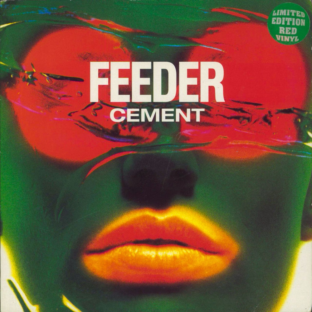 Feeder Cement - Red Vinyl UK 7" vinyl single (7 inch record / 45) ECS36