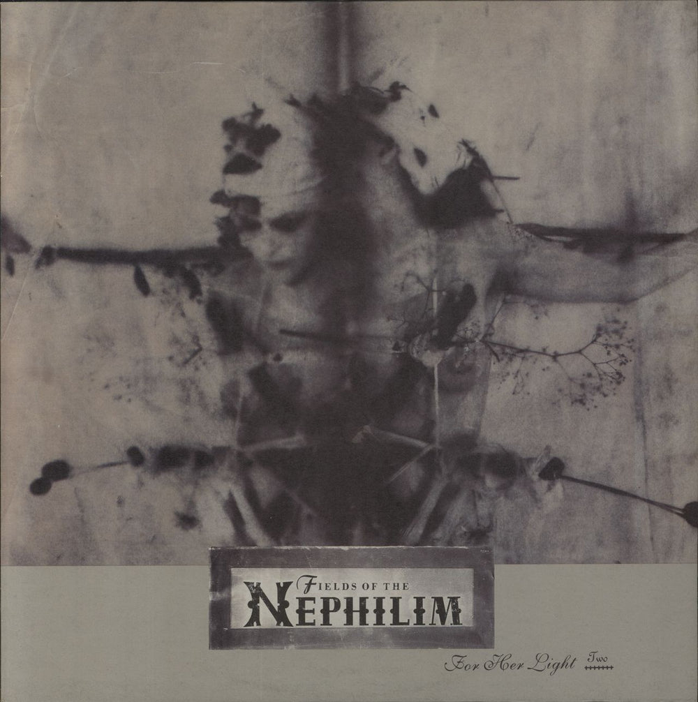 Fields Of The Nephilim For Her Light Two - EX UK 12" vinyl single (12 inch record / Maxi-single) BEG244T