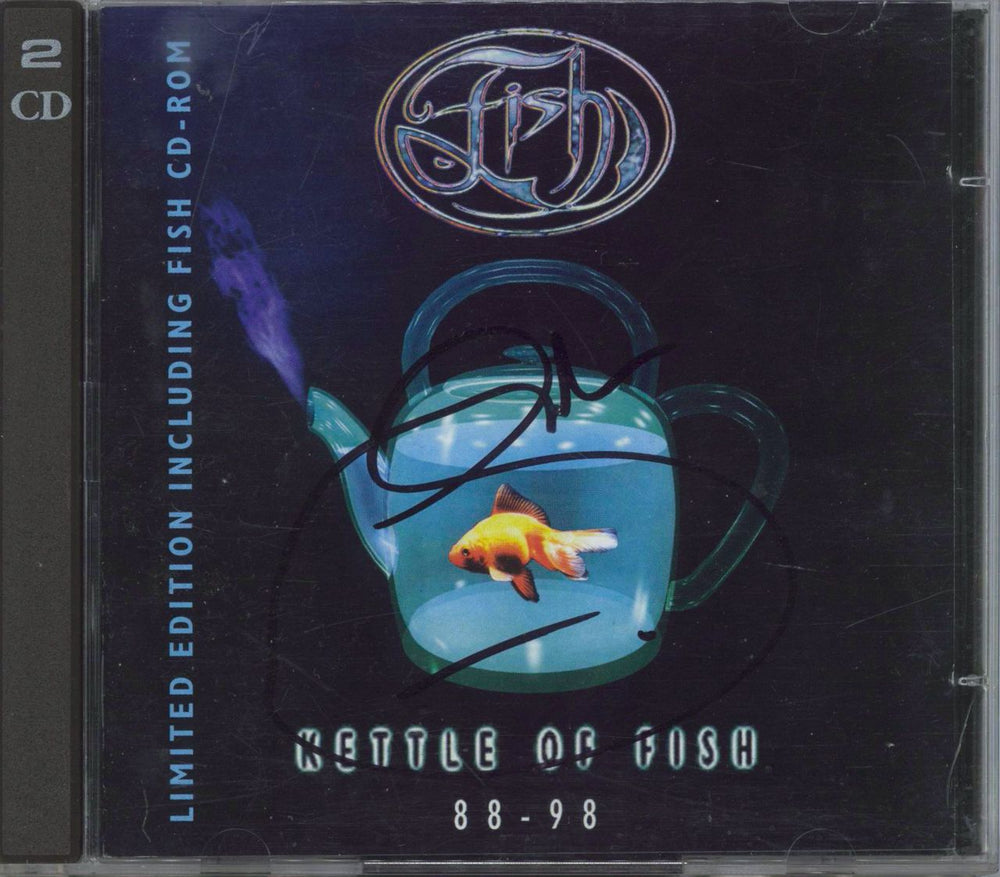 Fish Kettle Of Fish + CD-Rom - Autographed UK 2 CD album set (Double CD) RR8678-8