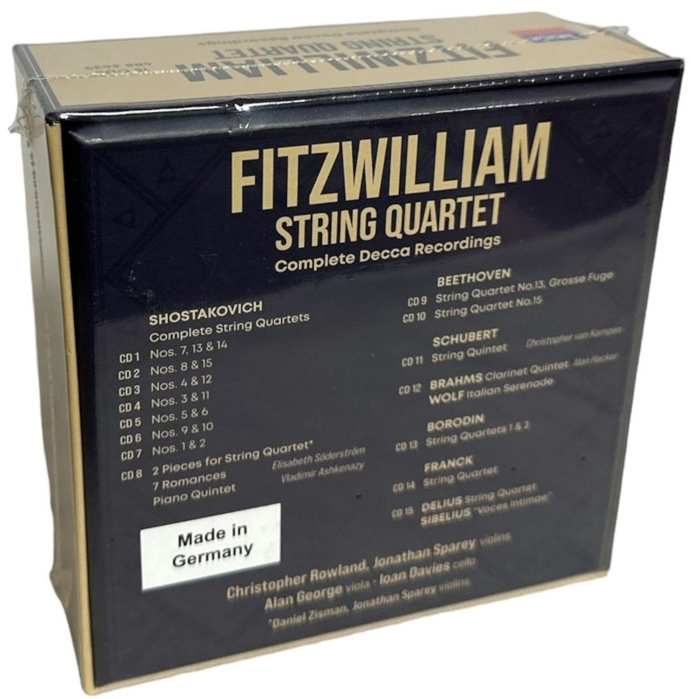Fitzwilliam String Quartet Complete Decca Recordings UK CD Single Box Set 028948536399