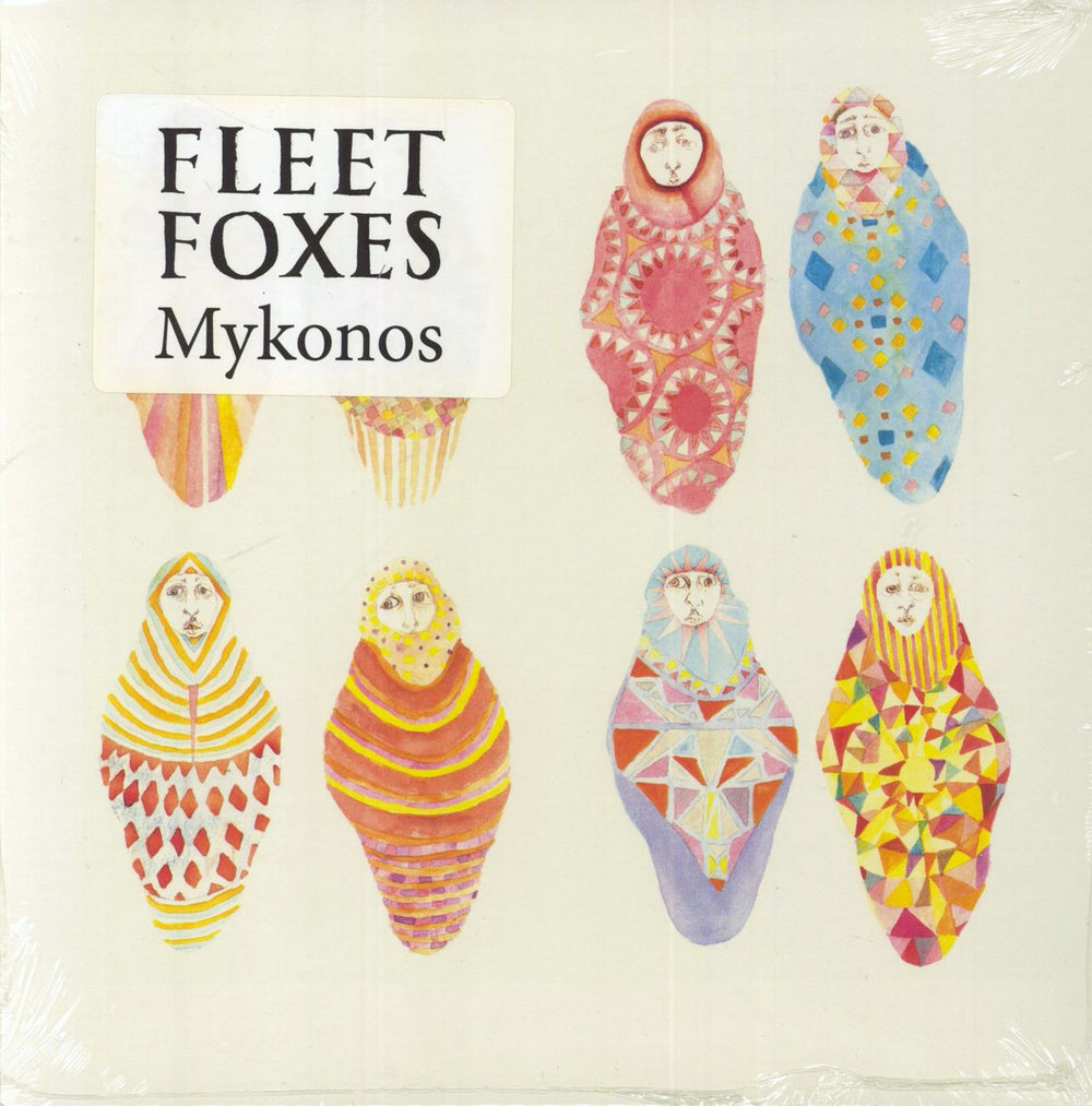 Fleet Foxes Mykonos UK 7" vinyl single (7 inch record / 45) BELLAV191