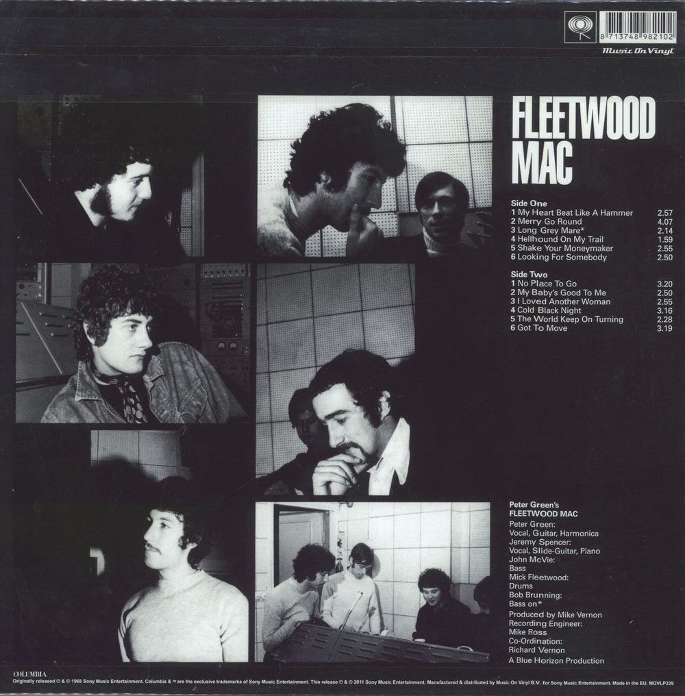 Fleetwood Mac Peter Green's Fleetwood Mac - 180 Gram UK vinyl LP album (LP record) 8713748982102