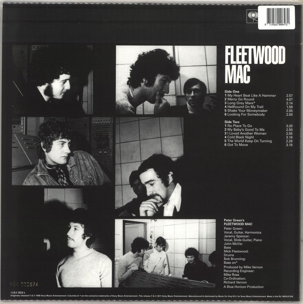 Fleetwood Mac Peter Green's Fleetwood Mac - 50th Anniversary Blue Vinyl UK vinyl LP album (LP record) 8719262008472