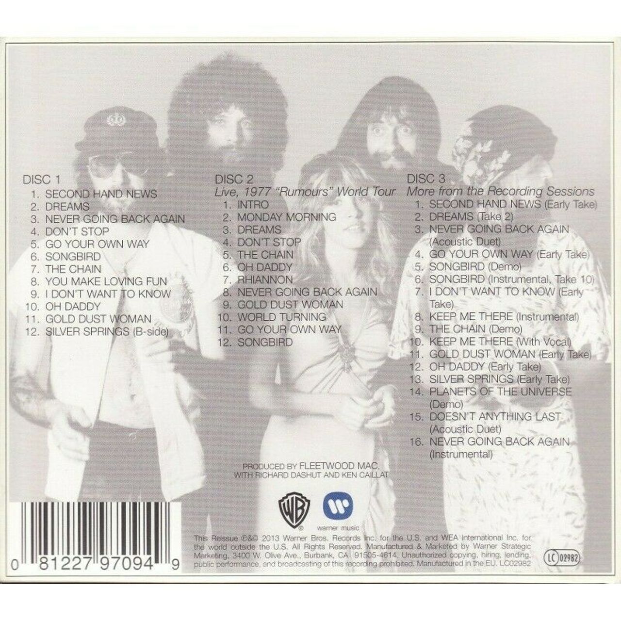 Anemone fisk ekstremt Blænding Fleetwood Mac Rumours - Expanded Edition - Sealed UK 3-CD set —  RareVinyl.com
