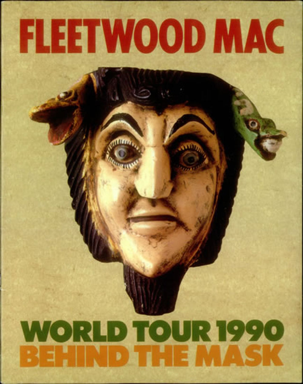 Fleetwood Mac World Tour 1990 - Behind The Mask UK tour programme TOUR PROGRAMME