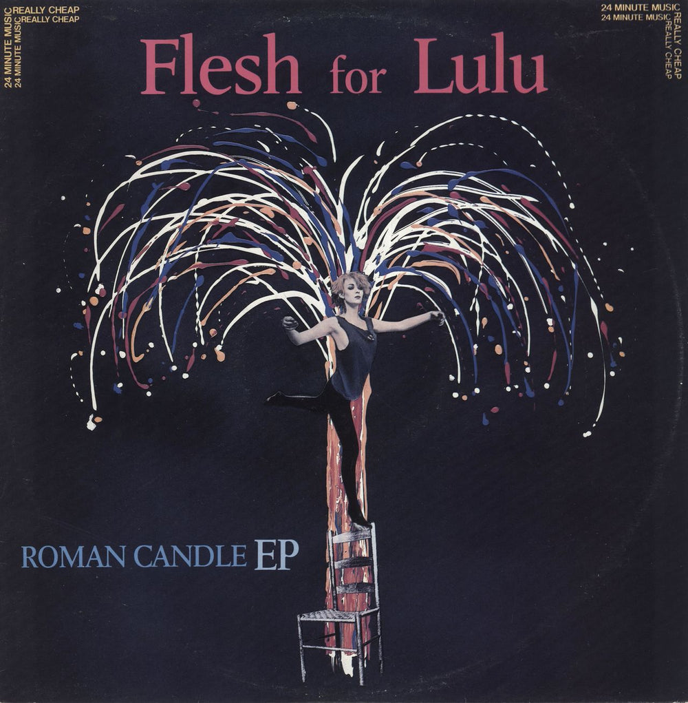 Flesh For Lulu Roman Candle EP UK 12" vinyl single (12 inch record / Maxi-single) POSPX653