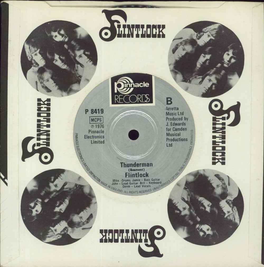 Flintlock Dawn UK 7" vinyl single (7 inch record / 45)