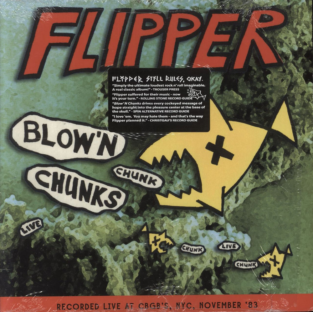 Flipper Blow'n Chunks US vinyl LP album (LP record) RUSLP8271