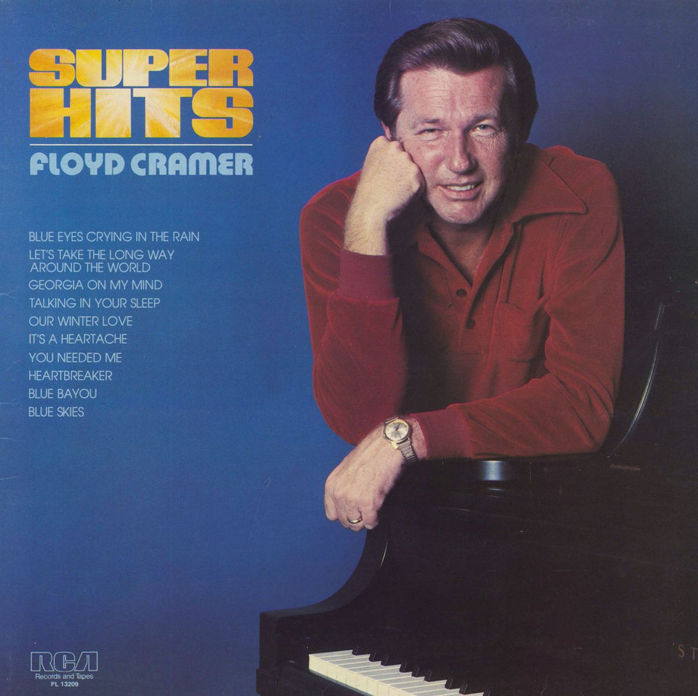 Floyd Cramer Super Hits UK vinyl LP album (LP record) PL13209