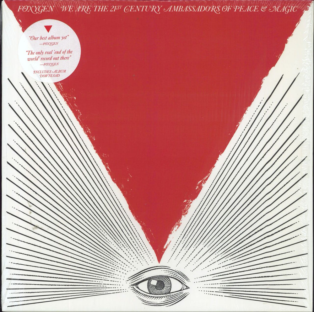 Foxygen We Are The 21st Century Ambassadors Of Peace & Magic - Shrink US vinyl LP album (LP record) JAG227