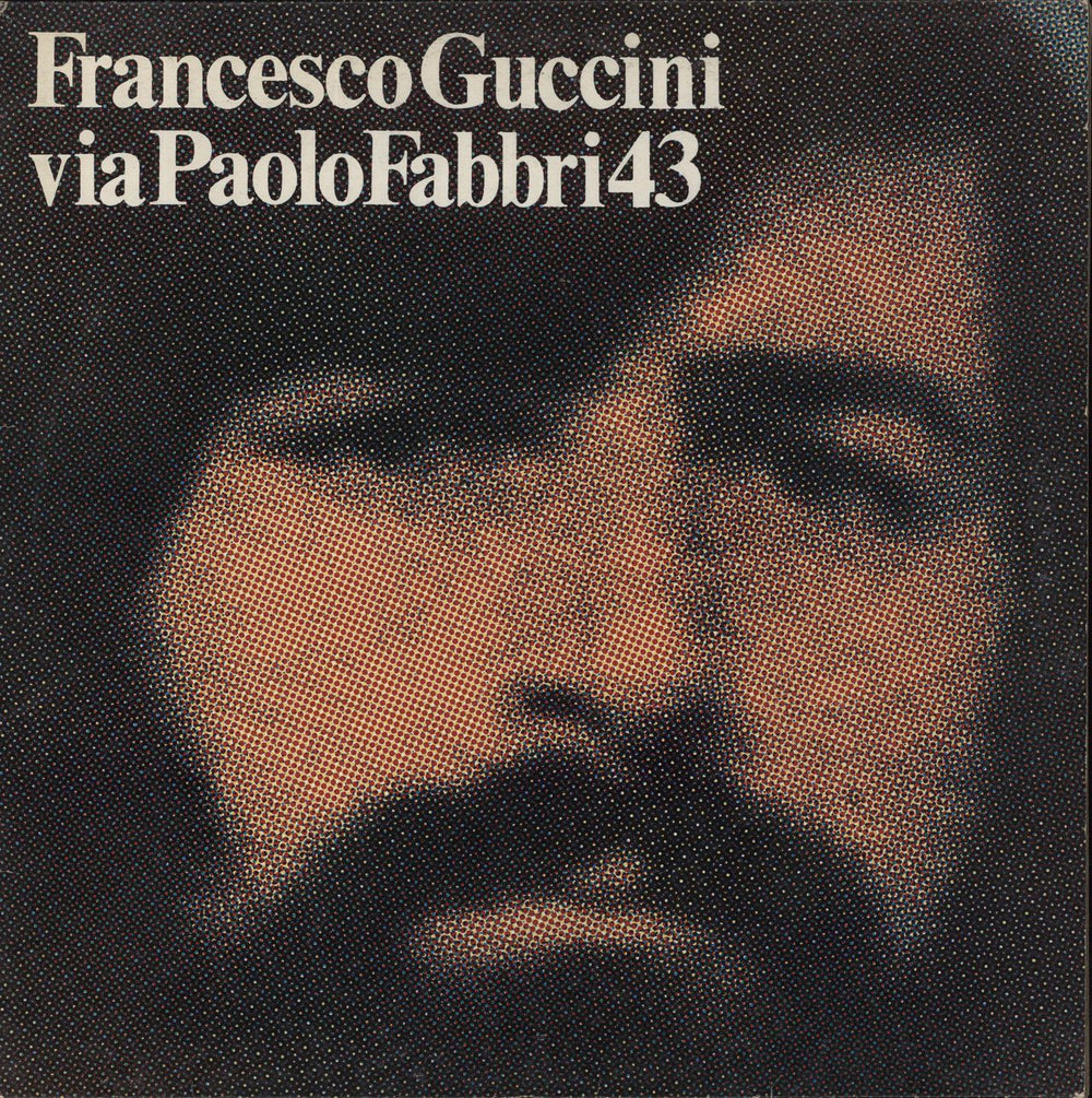 Francesco Guccini Via Paolo Fabbri 43 Italian vinyl LP album (LP record) 3C064-18188