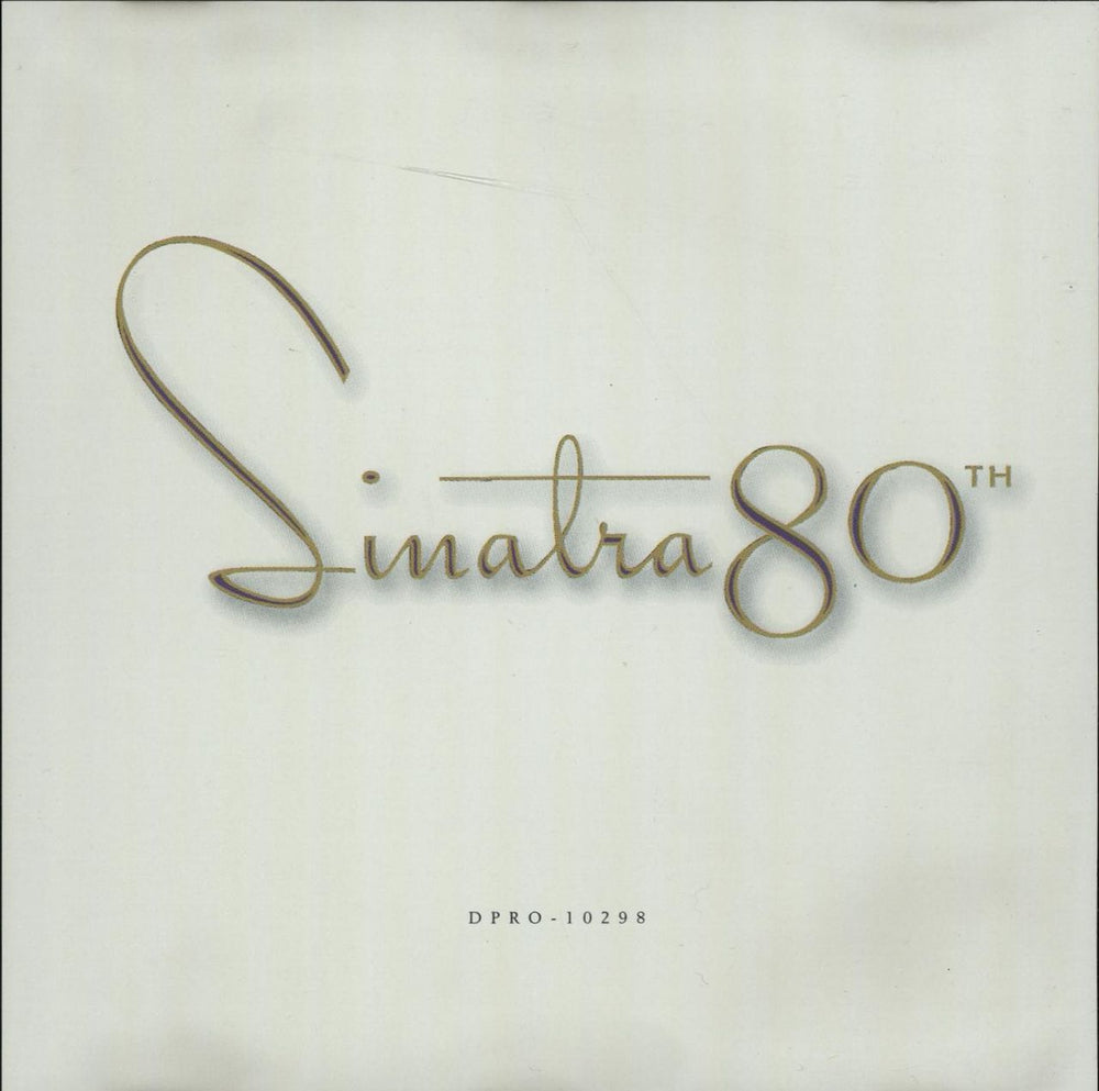 Frank Sinatra Sinatra 80th US Promo CD single (CD5 / 5") DPRO-10298