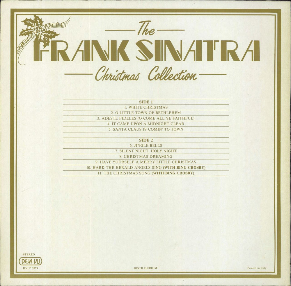Frank Sinatra The Frank Sinatra Christmas Collection Italian vinyl LP album (LP record)