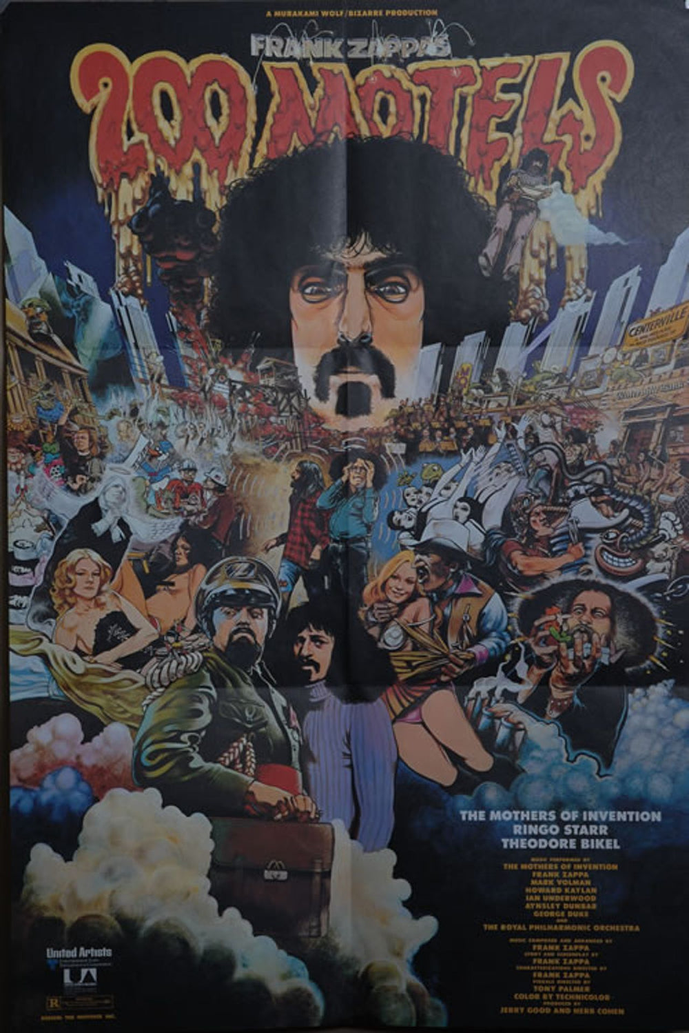 Frank Zappa 200 Motels - Complete with Booklet & Poster UK 2-LP vinyl record set (Double LP Album) ZAP2LMO574310