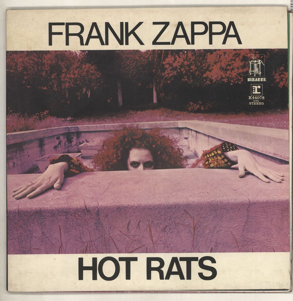 Frank Zappa Hot Rats UK vinyl LP album (LP record) K44078