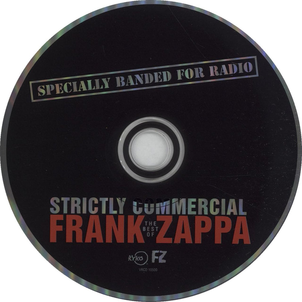 Frank Zappa Strictly Commercial - 'US Version' Canadian Promo CD album (CDLP)