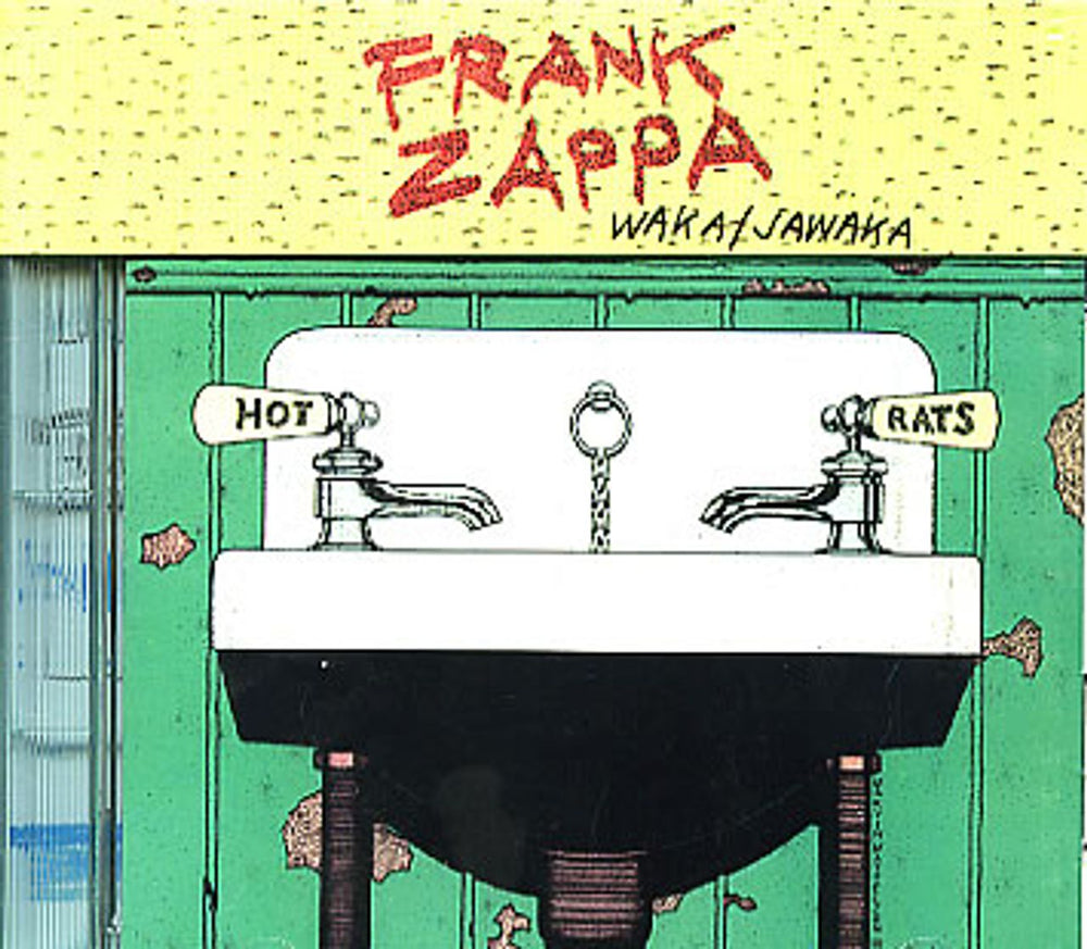 Frank Zappa Waka / Jawaka US CD album (CDLP) RCD10516