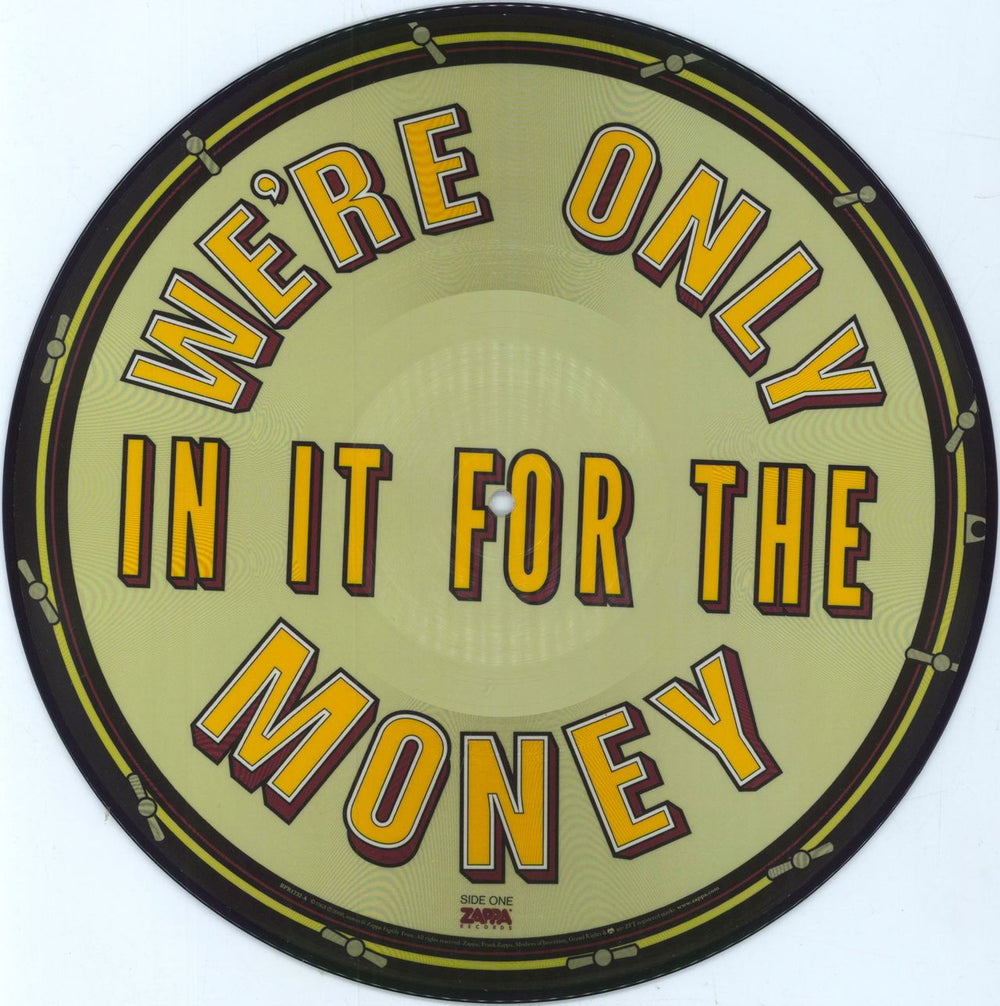 Frank Zappa We're outlet Only In It For The Money Picture Disc ~ RSD 2018 ~ New/Sealed!