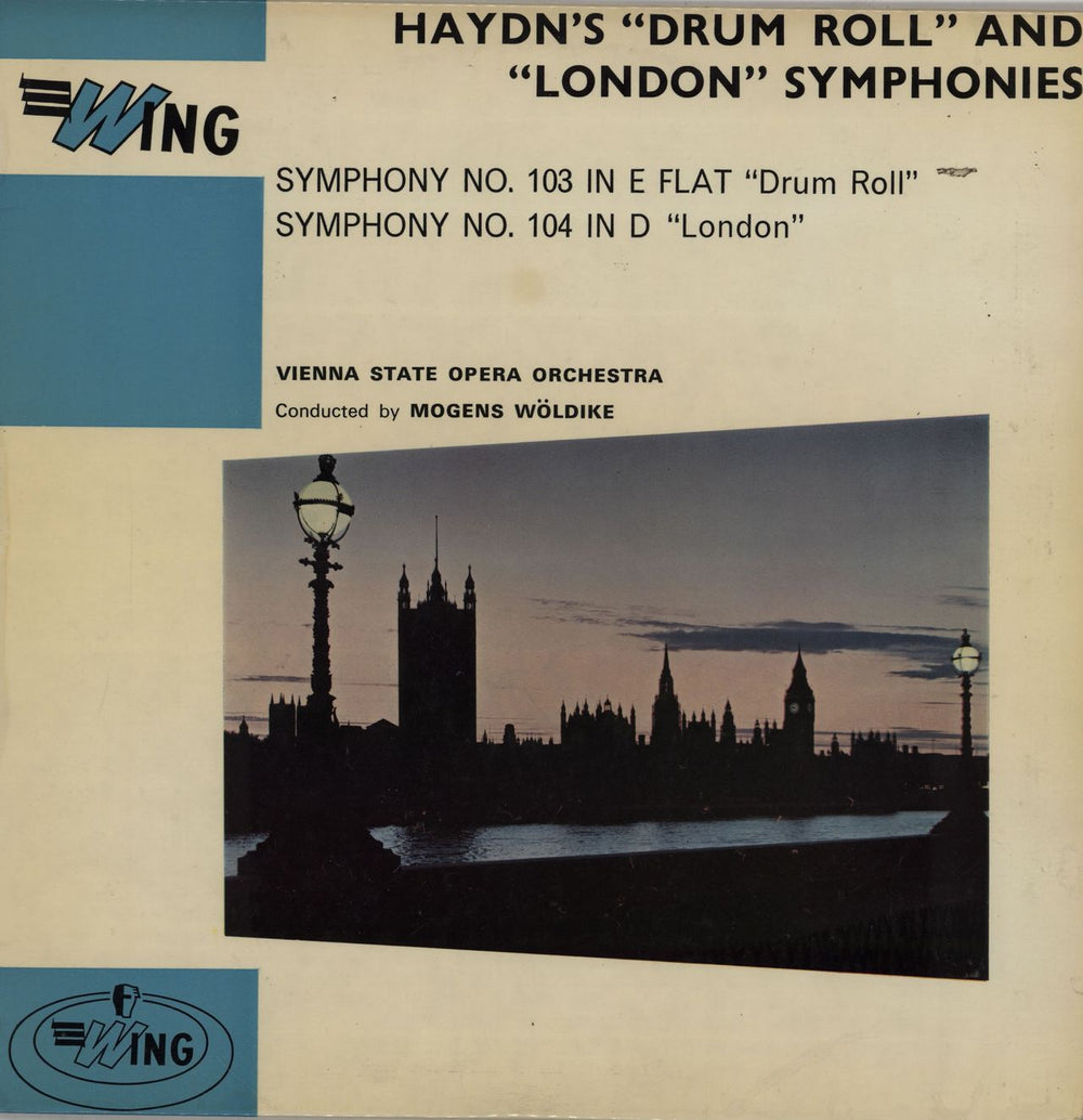 Franz Joseph Haydn Symphony No. 103 in E Flat "Drum Roll" / Symphony No. 104 in D "London" UK vinyl LP album (LP record) WL1066