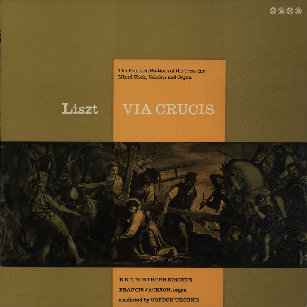 Franz Liszt Via Crucis UK vinyl LP album (LP record) STXID5079