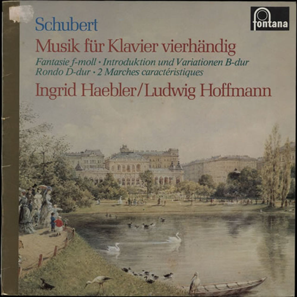 Franz Schubert Musik fur Klavier Vierhandig Dutch vinyl LP album (LP record) 6530063