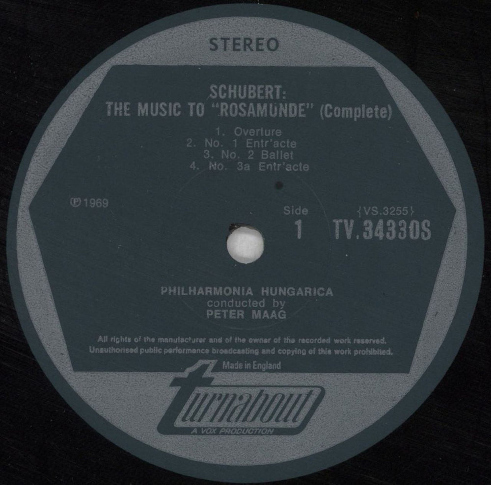 Franz Schubert Schubert: Music To Rosamunde UK vinyl LP album (LP record) FT2LPSC824244