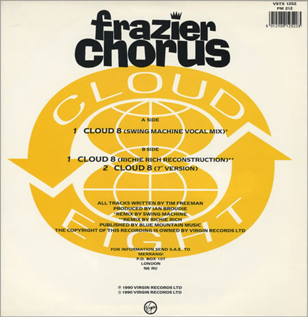 Frazier Chorus Cloud 8 UK 12" vinyl single (12 inch record / Maxi-single) FZC12CL77345