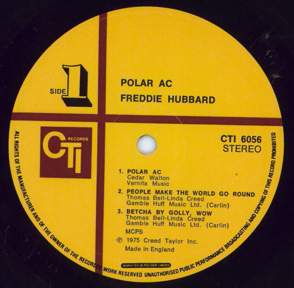 Freddie Hubbard Polar AC UK vinyl LP album (LP record) FBHLPPO587721