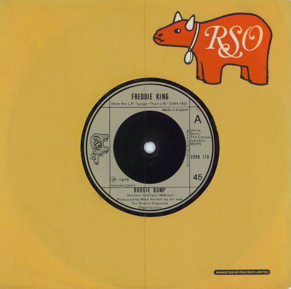 Freddie King Boogie Bump UK Promo 7" vinyl single (7 inch record / 45) 2090170