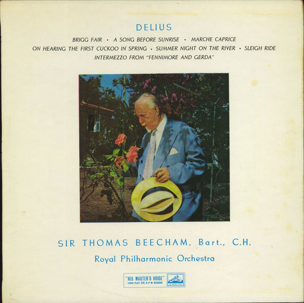 Frederick Delius Delius - 4th UK vinyl LP album (LP record) ASD357