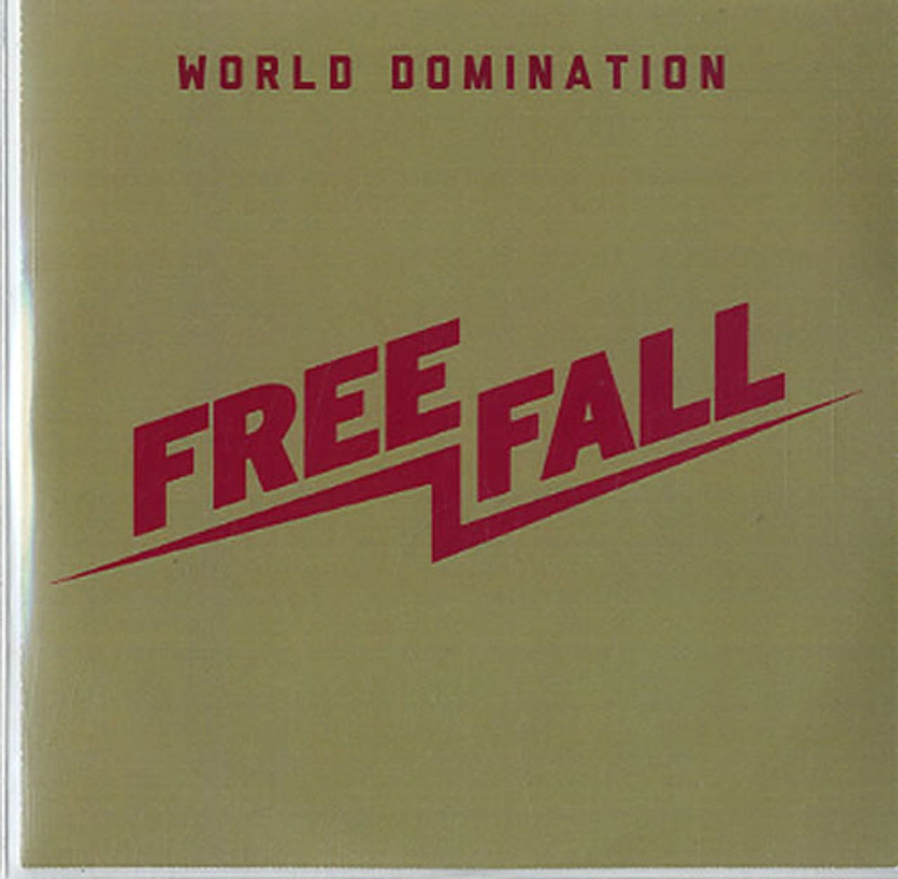 Free Fall World Domination UK Promo CD-R acetate CD-R