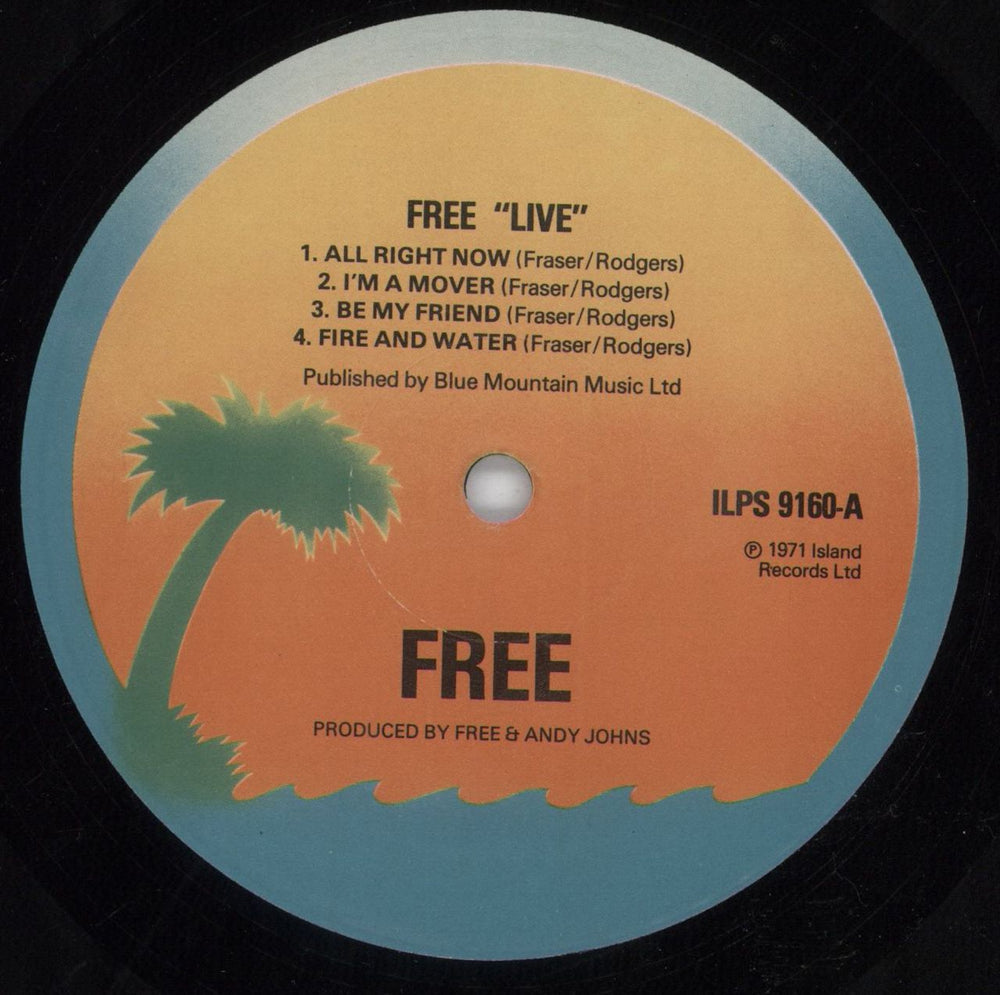 Free Free Live! - Mid 70s + Envelope Sleeve UK vinyl LP album (LP record) FRELPFR437463