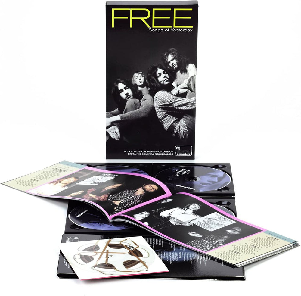 Free Songs Of Yesterday UK 5-CD album set FRE5CSO535069